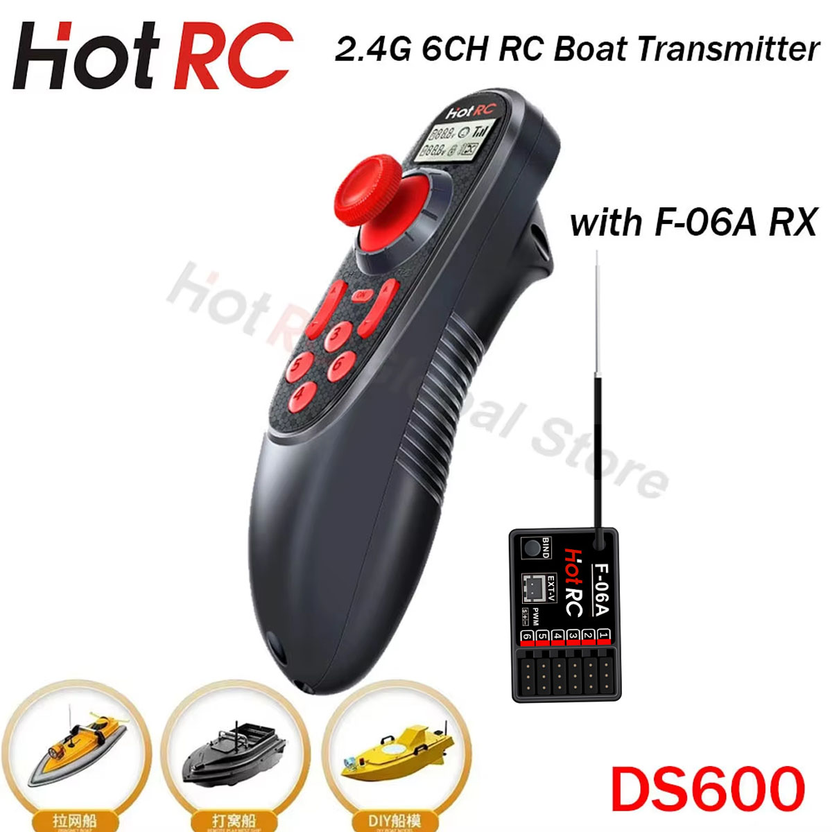HOTRC DS600 6CH 6 Channel 2.4G - Rc Hobby Shops ulasan dan harga